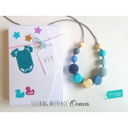 Breastfeeding Necklace "OCEAN" + Gift Box