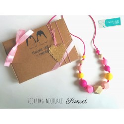 Breastfeeding Necklace "Sunset" + Gift Box